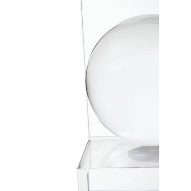 Set of 2 Crystal Bubble Bookends
