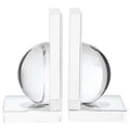 Set of 2 Crystal Bubble Bookends