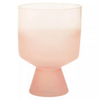 Small Matte Pink Glass Vase