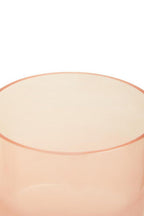 Small Matte Pink Glass Vase