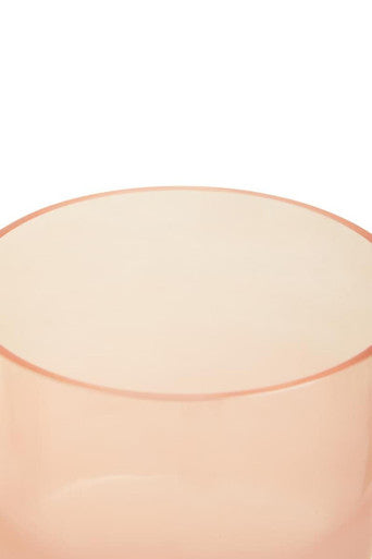 Small Matte Pink Glass Vase