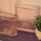 Small Pink Glass Vase