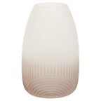 Ombre Small Grey Glass Vase