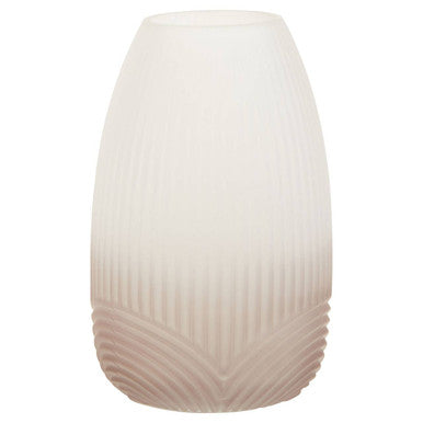 Ombre Small Grey Glass Vase
