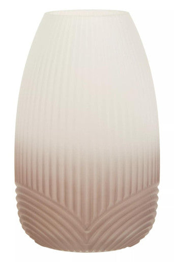 Large Grey Glass Vase