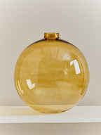 Amber Glass Vase