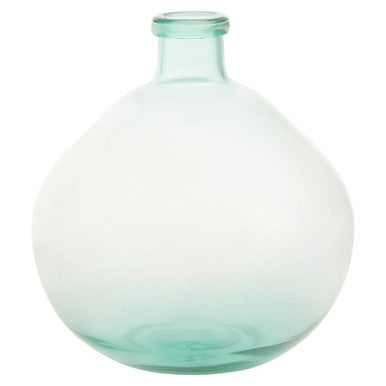 Blue Recycled Glass Vase