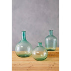 Blue Recycled Glass Vase