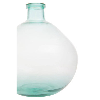 Blue Recycled Glass Vase