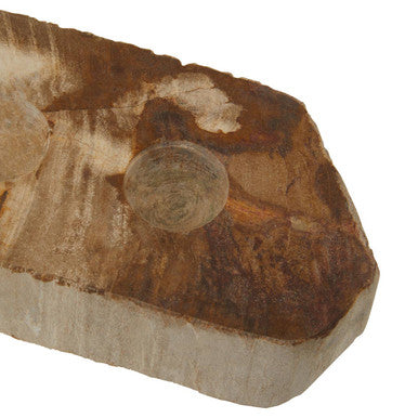 Petrified Wood 3 Tealight Holder