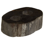 Petrified Wood 2 Tealight Holder