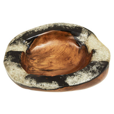 Teak and Resin Bowl
