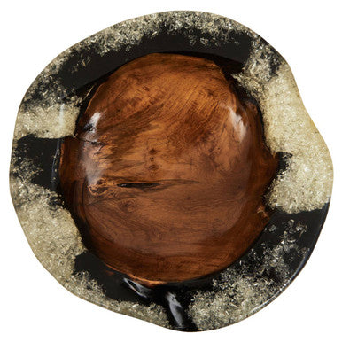 Teak and Resin Bowl