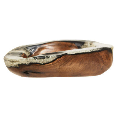 Teak and Resin Bowl