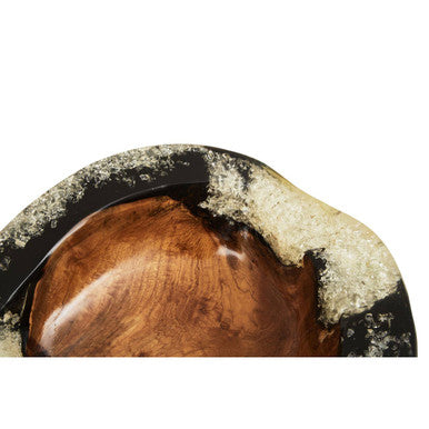 Teak and Resin Bowl