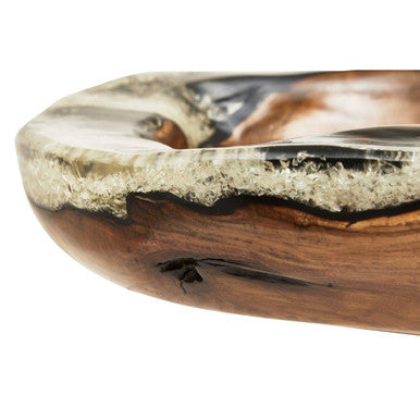 Teak and Resin Bowl