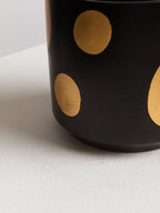 Black Sprinkled Ceramic Planter