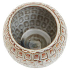 Small Cream Textured Ceramic Planter