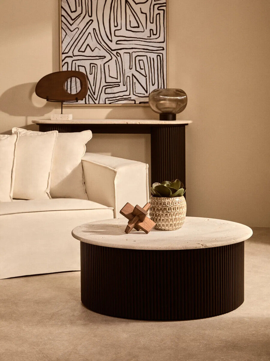 Large Cream Textured Ceramic Planter