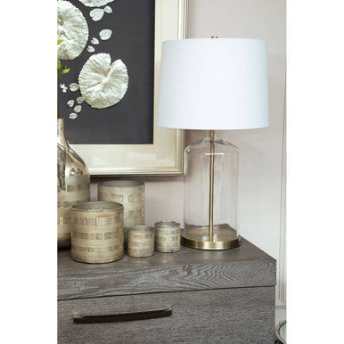 Small Glass Candle Holder