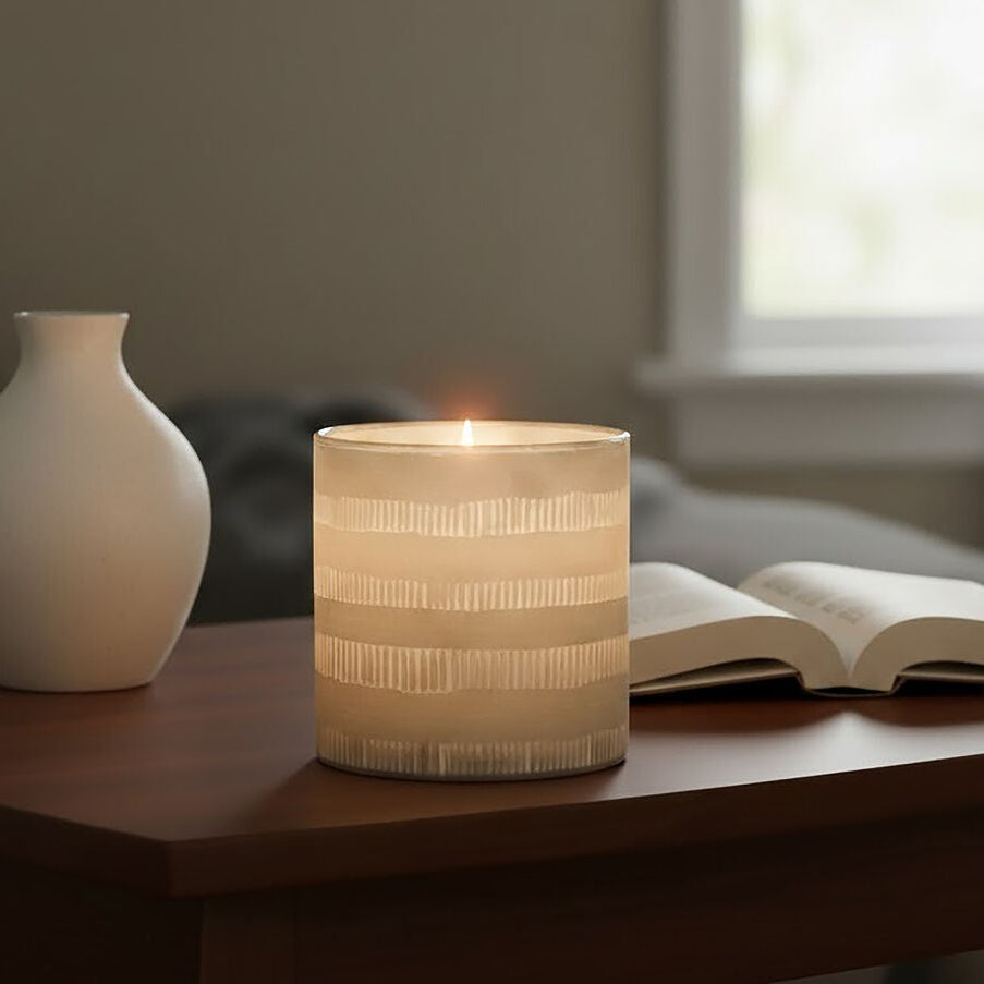Small Glass Candle Holder