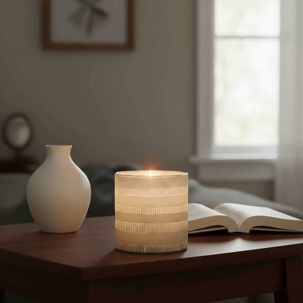 Small Glass Candle Holder