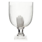 Small Glass Hurricane Candle Holder