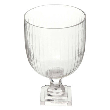 Small Glass Hurricane Candle Holder
