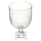Small Glass Hurricane Candle Holder