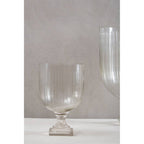 Small Glass Hurricane Candle Holder