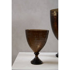 Small Honeycomb Glass Candle Holder