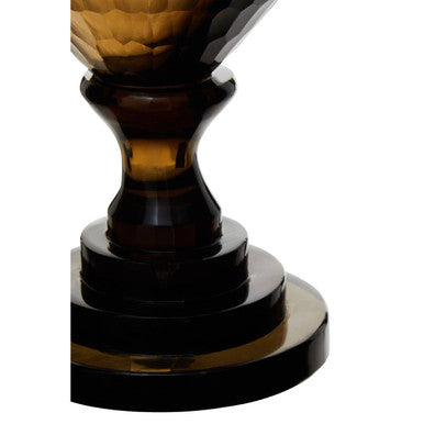 Small Honeycomb Glass Candle Holder