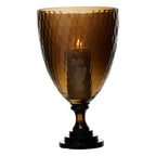 Medium Honeycomb Glass Candle Holder