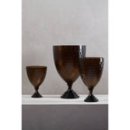 Medium Honeycomb Glass Candle Holder