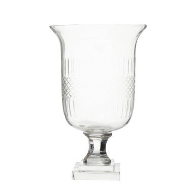Small Diamond Cut Candle Holder