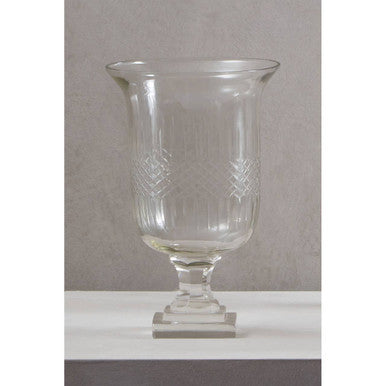 Small Diamond Cut Candle Holder