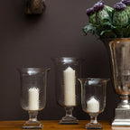 Small Diamond Cut Candle Holder