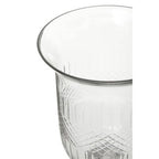 Small Diamond Cut Candle Holder