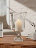 Small Diamond Cut Candle Holder