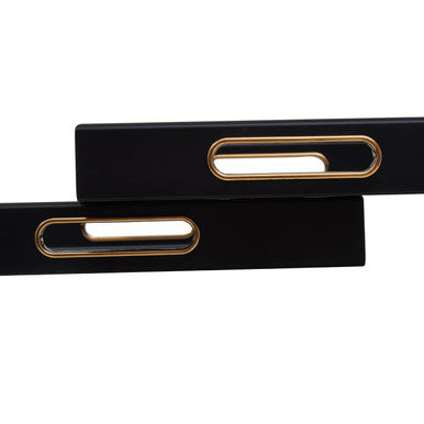 Set of Two Assorted Colour Rectangular Trays