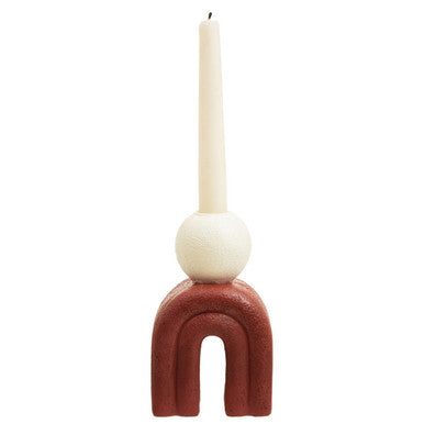 Candle Holder with Red Base