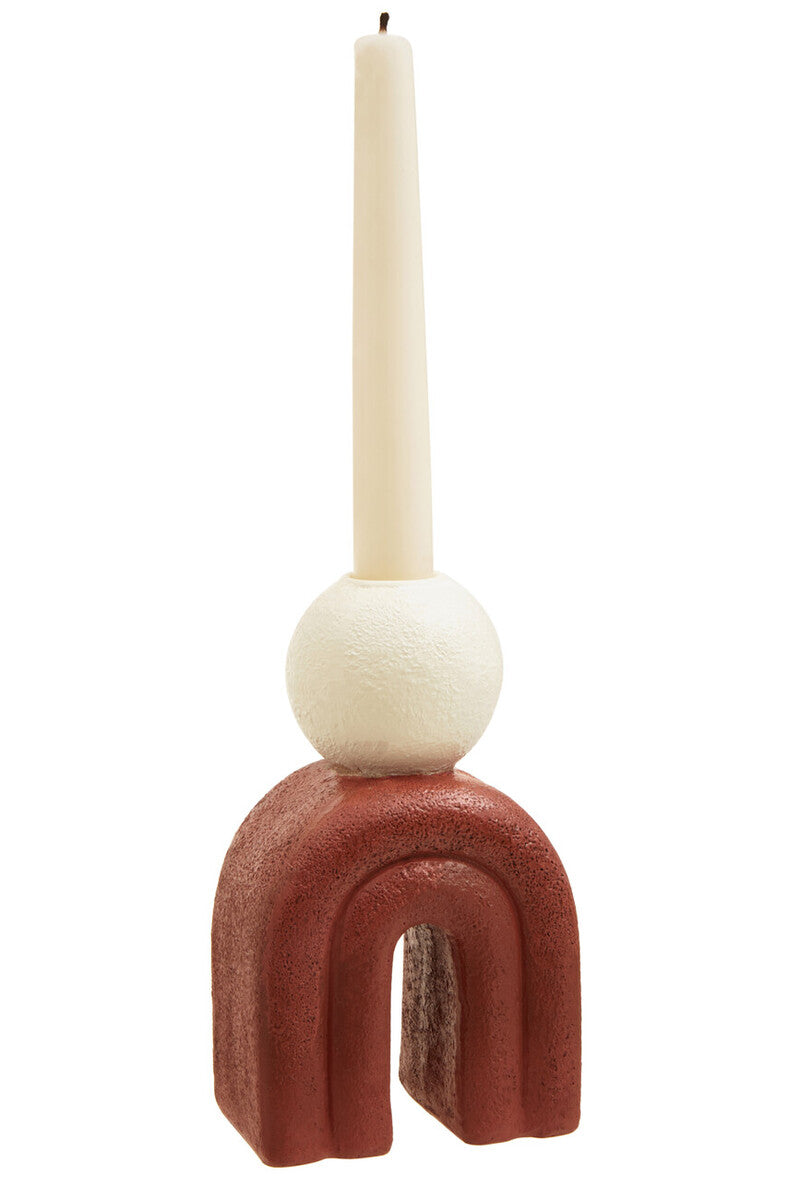 Candle Holder with Red Base
