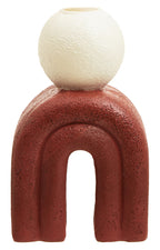 Candle Holder with Red Base