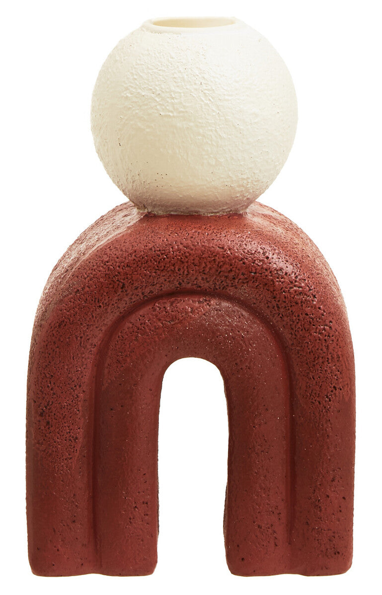 Candle Holder with Red Base