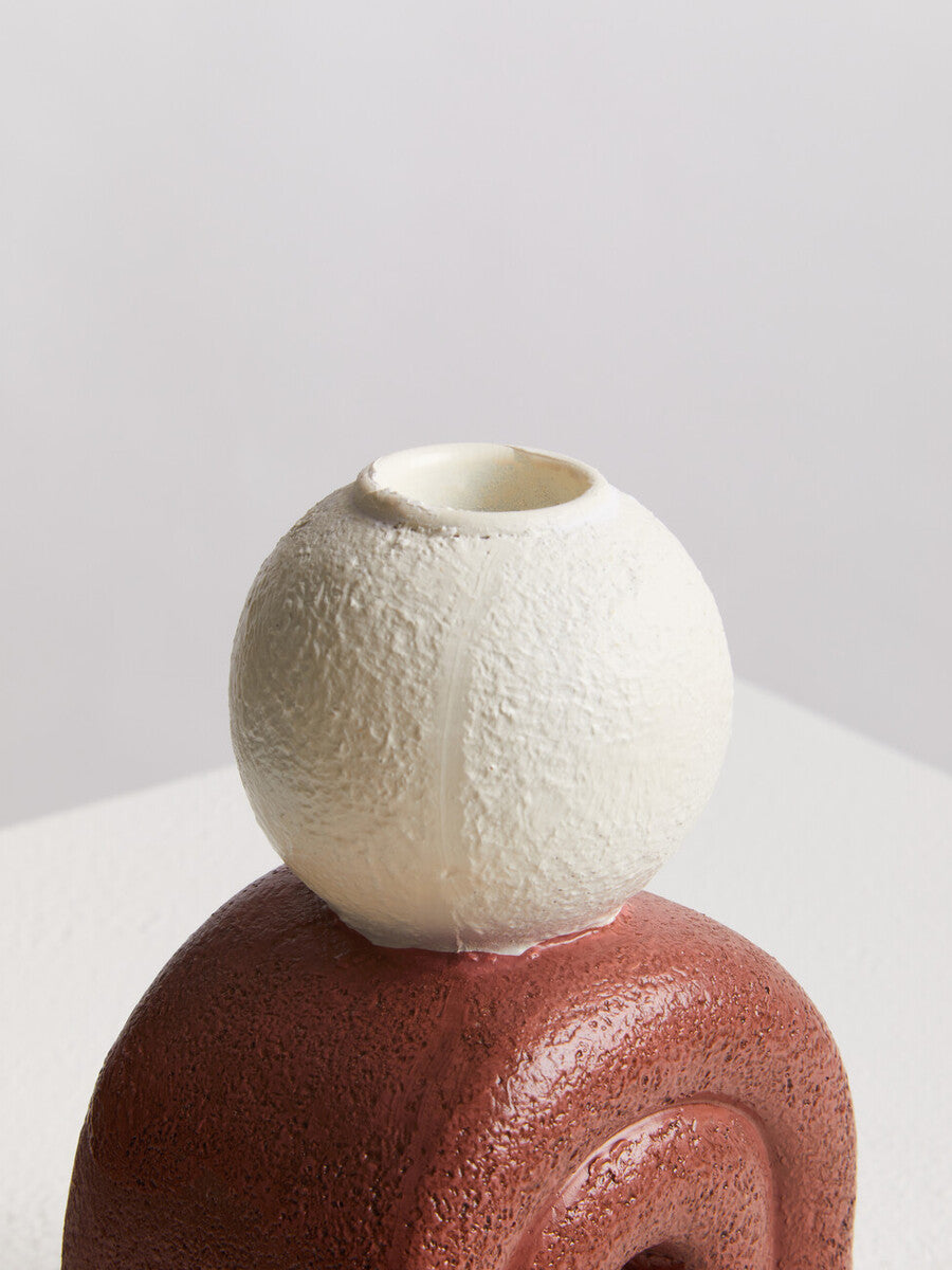 Candle Holder with Red Base