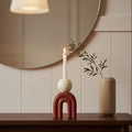 Candle Holder with Red Base