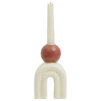 Candle Holder with Cream Base