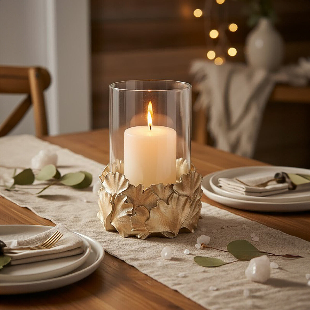 Ginkgo Candle Holder