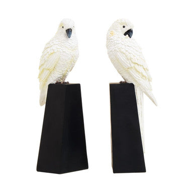 Set of Two Parrot Bookends