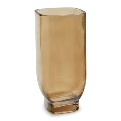 Large Smoked Brown Vase